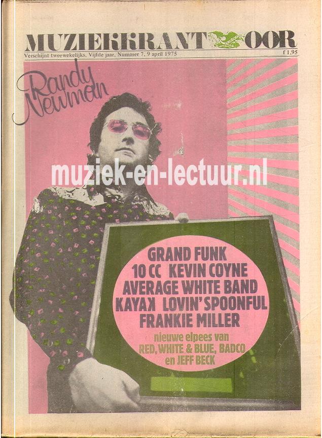 Muziekkrant Oor 1975 nr. 07